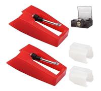 Record Player Needle, 2 PCS Record Needle Replacement Universal Phonograph Needles for Suitcase Turntable LP Vinyl Player