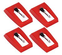 Record Player Needle, 4Pcs Diamond Turntable Needle, Phonograph Needle for Crosley, ION, Victrola, Jenson, Boytone, TechPlay, Easy to Install, Exquisite Workmanship