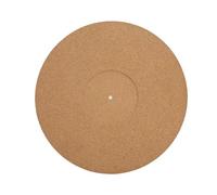 Record Player Slipmat Protective Mat, 3MM 12in Cork Turntable Mat Anti-Static For Vinyl(Soft Cork)