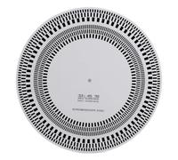 Record Player Speed Disk, Turntable Strobe Disc, Professional Speed Test Disk with Dual Sided Design for LP Turntables, Adjustable Overhang and Azimuth Angle Calibration Tool