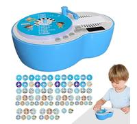 Record Player Toy - Kids Learning Music Audiobooks Player | Sensory Toy With 84 Cards For Toddler Early Childhood Education