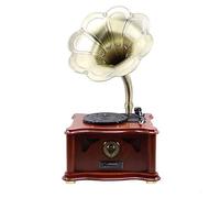Record players Retro, Music Box Nostalgic Wooden Turntable Wireless Vinyl Record Player Support 3 Kinds Wireless Vinyl Re(Record players) kxtmm