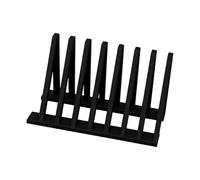 Record Shelf Holder Album Organizer Stand with Upright Sections, Display Rack for Cabinet Placement and Desk Storage Album Shelf Organizer Upright Record Holder Media Cabinet Storage Listening Room