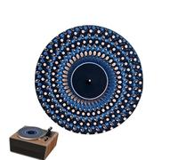 Record Slipmat, 12 Inch Optical Illusion Zoetrope Mat for DJs, Turntablists, Collectors, Audiophiles, Producers, Engineers, Home Studios, Clubs, Festivals & Events