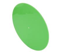 Record Slipmat, Reduce Static Dust Noise Acrylic Tight Definition Bass Turntable Mat for 12 Inch Record Player (Green)