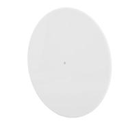 Record Slipmat, Reduce Static Dust Noise Acrylic Tight Definition Bass Turntable Mat for 12 Inch Record Player (White)