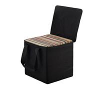 Record Storage Box Heavy Duty Waterproof Bag | 12Inch LP Album Box for Home Studio Office Garage Cabinet Gig Travel Shipping Book Paper Document