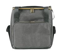 Record Storage Box - Travel Organizer Bag for - Multifunctional Storage Box with Lid and Handle - Holds up to 45 discs