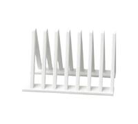 Record Storage Rack Album Organizer with Flat Base, Desktop Holder for Visible Cover Display and Easier Browsing Access Album Shelf Organizer Upright Record Holder Media Cabinet Storage Listening Room