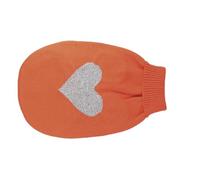 Record - Sweater for Dogs Moonlight Coral Heart. Sweater for Dogs High Neck, Leash Hole and Back Paw Loop. | Orange, L - Back Length 45 cm