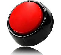 Record Talking Button Easy Button Recording Voice Button Funny OfficeToys Multifunctional Dog Buttons Talk for Communication-Classroom-Friendly Recordable Sound Buttons Buzzer Button