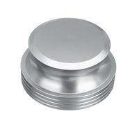 Record Turntables Weight Stabilizer LP Vinyl Black Clamp Aluminum Metal Player Accessories(Silver)