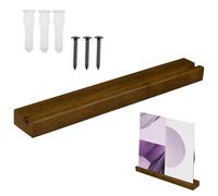 Record Wall Mount: Solid Wall Mount for Album Stand, High Quality Vinyl Display, Smooth Wood Rack, Easy Installation Music Organizer |