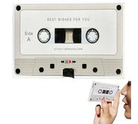 Recordable Greeting Cassette Tape Themed Valentine's Day, Valentine's Day Recordable Greeting Card, 60 Seconds Speak Your Heart Out to Your Love, Message Recorder Cassettes Voice Tape Greeting Card