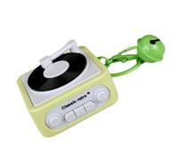 Recordable Phonograph Music Box Keychain Recorder with Playback Function for Lover's Voice Keychain