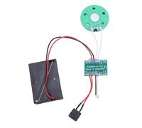 Recordable Sound Module, DIY Music Voice Recording Module, 4 Minutes Recording, Playback Once Triggered By Light, for Holiday Crafts Cards