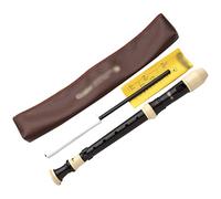 Recorder 3-piece Recorders For Beginners, Band Performing Wind Instruments, Treble Recorder For Professionals, With Storage Bag + Cleaning Stick (Color : A, Size : German)