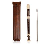 Recorder 8 Hole Descant Flauta Soprano Recorder Professional Treble Flute Baroque Style C Key for Kids Children With Fingering Chart Instructions