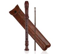 Recorder 8 Hole Descant Flauta Soprano Recorder Treble Flute Clarinet German Style C Key for Kids Children With Fingering Chart Instructions