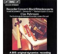 Recorder Concerti: Blockflötenkonzerte by Clas Pehrsson (1988-03-01)