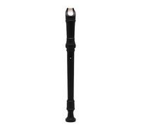 Recorder Flute Instrument 6 Holes ABS Resin Long Flute Clarinet Recorder Beginner Detachable White-black(3)
