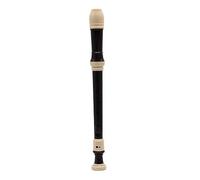 Recorder Flute Instrument 6 Holes ABS Resin Long Flute Clarinet Recorder Beginner Detachable White-black(2)
