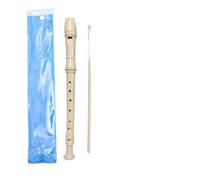 Recorder Flute Instrument 8hole Soprano G Type Recorder In C Major A Beginners Wind Instrument Durable(White)