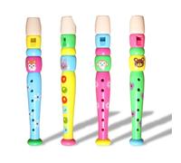 Recorder Flute Instrument Early Education On Playing Musical Instruments Specifically Six Hole Plastic Recorder(Green)