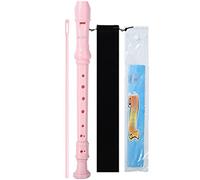 Recorder Flute Instrument Gifts Student Entry Level German Recorders, Color Series Wind Instrument, 3 Pieces Portable Soprano Recorder, With Flannel Bag + Cleaning Stick