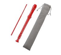 Recorder instrument, Music Recording Instrument, Recorders Musical Instruments Soprano 8 Holes, with carrying bag, recorders, Recorders for beginners (red)