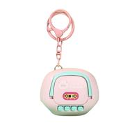 Recorder Keychain - Mini Cartoon Sound Recording Accessory | Cute Backpack Charm Abs Audio Keychain for Messages, Notes, Gifts, | Portable Voice Reading Gadget