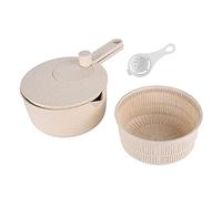 Recorder Salad Spinner Fruit Vegetable Supplier Strainer Sifter Manual Vegetables Rice Washing Tool for Kitchen Supplies