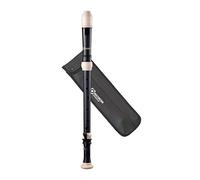 Recorder Workshop 603T Tenor Recorder, Black with White Trim