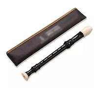 Recorders Musicians Performing Baroque Recorders, Professional 8-Hole Soprano Recorder, Household Multifunctional Flute Instrument, with Storage Bag (Color : Black, Size : Baroque)