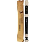 Recorders Wind Instrument Gifts 8-Hole Beginner German Recorders, Professional Baroque Recorders in C, 3-Stage Flute Instrument, with Storage Bag (Color : Black, Size : Baroque)