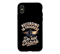 Recording in Progress Do Not Disturb Podcaster Podcast Case for iPhone X/XS