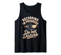 Recording in Progress Do Not Disturb Podcaster Podcast Tank Top