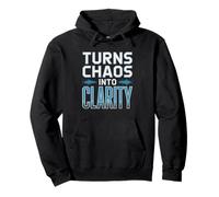 Recording Studio Engineer Turns Chaos Into Clarity Audio Pullover Hoodie