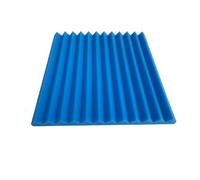 Recording Studio Foam Absorber, 12PCS 300x300x25mm Acoustic Foam Sealing Strips Sound Proofing Protective Sponge Soundproof Absorption Panel Studio Foam(Blue)