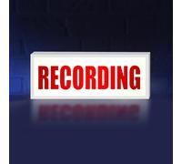 RECORDING Studio LED Light, Illuminated Sign, Many Lighting Modes Wireless Using With Remote Control, for Recording Radio Bar Pub Home Decoration
