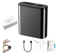 Recordix Magnetic Voice Recorder, Recordix Mini Playback Voice Recorder, Portable Digital Voice Recorder for Lectures Meetings Interviews Travel Business (4 GB)