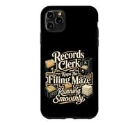 Records Clerk Keeps The Filing Maze Running Smoothly Case for iPhone 11 Pro Max