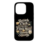 Records Clerk Keeps The Filing Maze Running Smoothly Case for iPhone 14 Pro