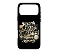 Records Clerk Keeps The Filing Maze Running Smoothly Case for iPhone 17 Pro Max