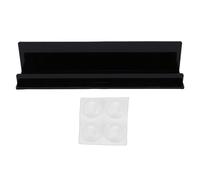Records Storage Holder Display Stand, Rubber Grip Pad and Clear Acrylic Ends Record Storage