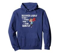 Recover Loudly To Keep Others From Dying Quietly AA NA Pullover Hoodie
