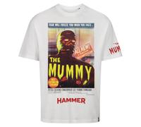 Recovered Hammer Horror The Mummy Ecru Relaxed T-shirt | Size: Large Recovered Ecru L