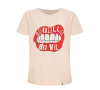 Recovered Men's Disney Cruella Devil Lips Pale Pink Fitted T-Shirt T Shirt, Multicolour, S UK