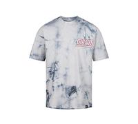 Recovered New York Giants NFL Tie-Dye Relaxed Oversized T-Shirt Navy White