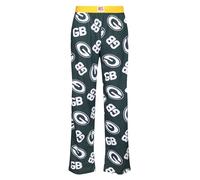 Recovered NFL Packers Lounge Pants - Adults Green Bay Packers American Football League All Over Print Cotton Pyjamas Bottom for Loungewear Nightwear
